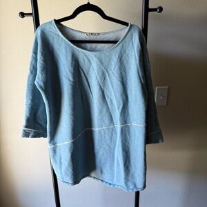 Soft Surroundings Blue cotton Sweater